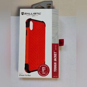 NIB Ballistic Tough Jacket Case for iPhone Xs Max -‎ Orange/Black